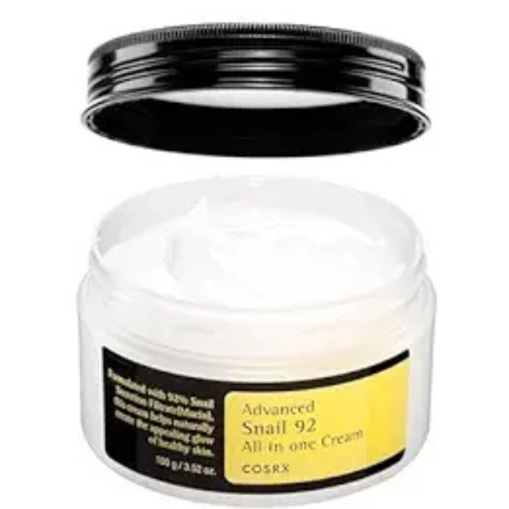 COSRX Snail Mucin 92% Repair Cream, Daily Face Gel Moisturizer for Dry Skin, Acn